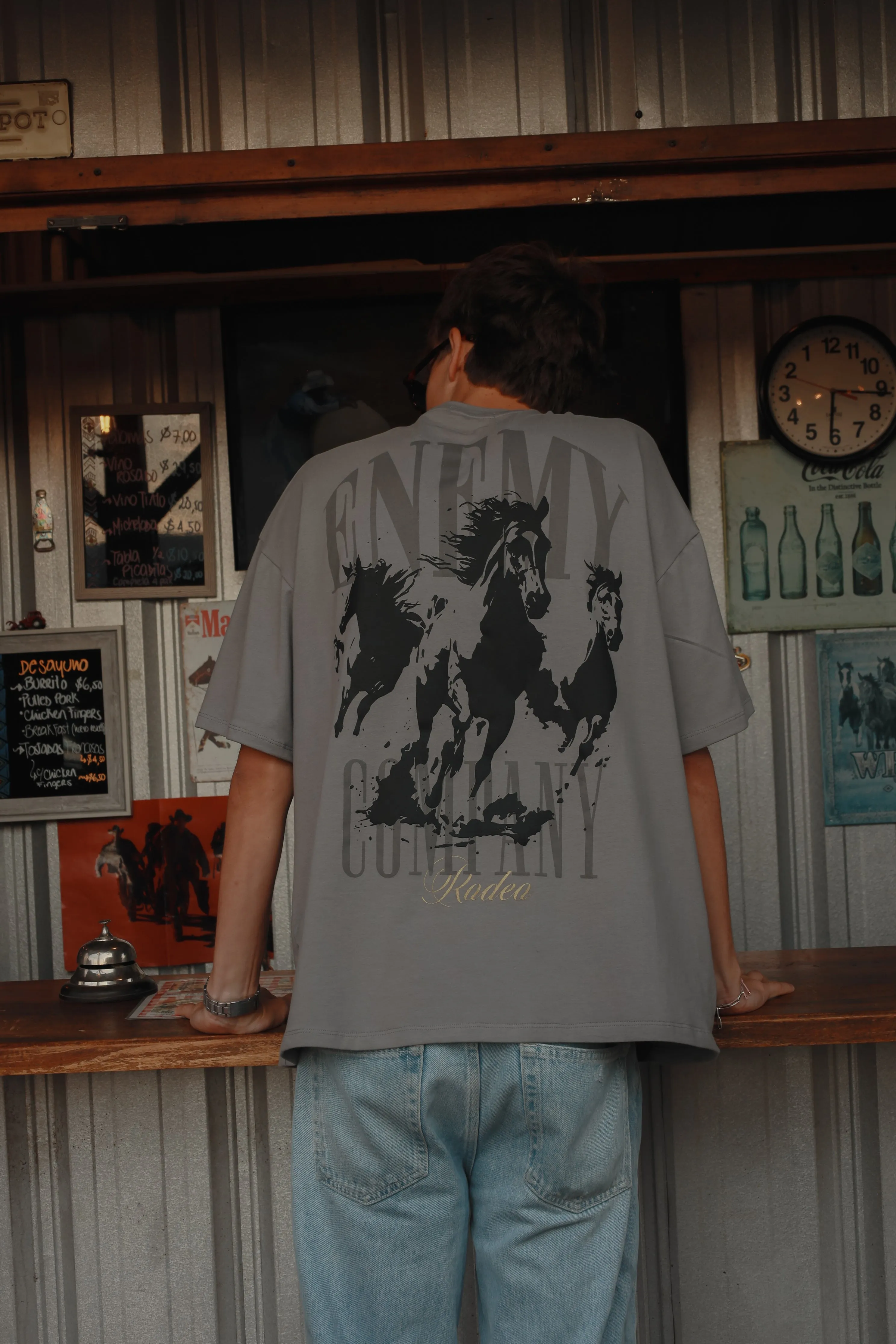 Enemy Run Wild Grey T-shirt