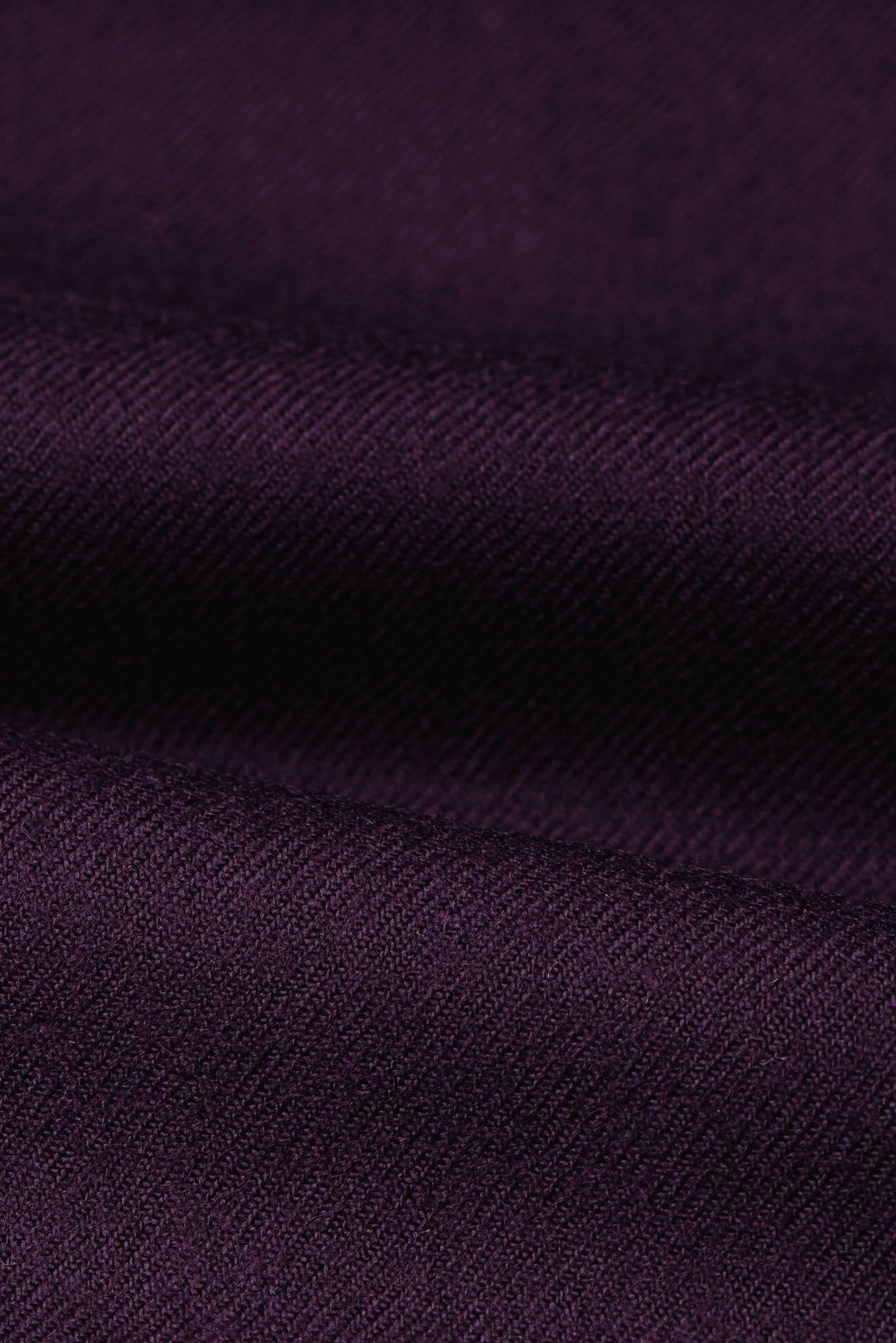 English Dark Purple Flannel Trousers