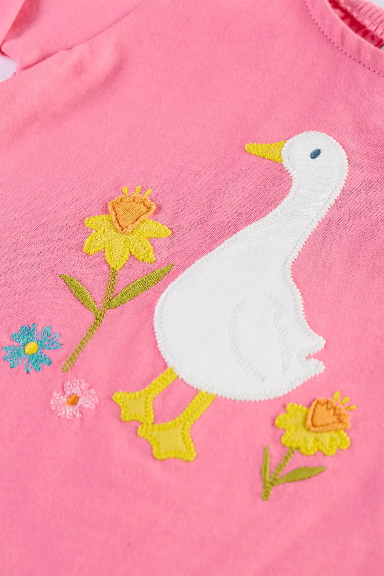 Eva Duck Applique Short Sleeve Shirt [only 9-12 Months left]