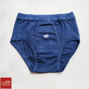 EziFit Pure Combed Cotton Fabric Blue Underwear For Men
