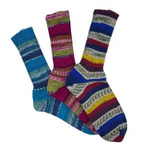 Fair Isle Irish Country Socks