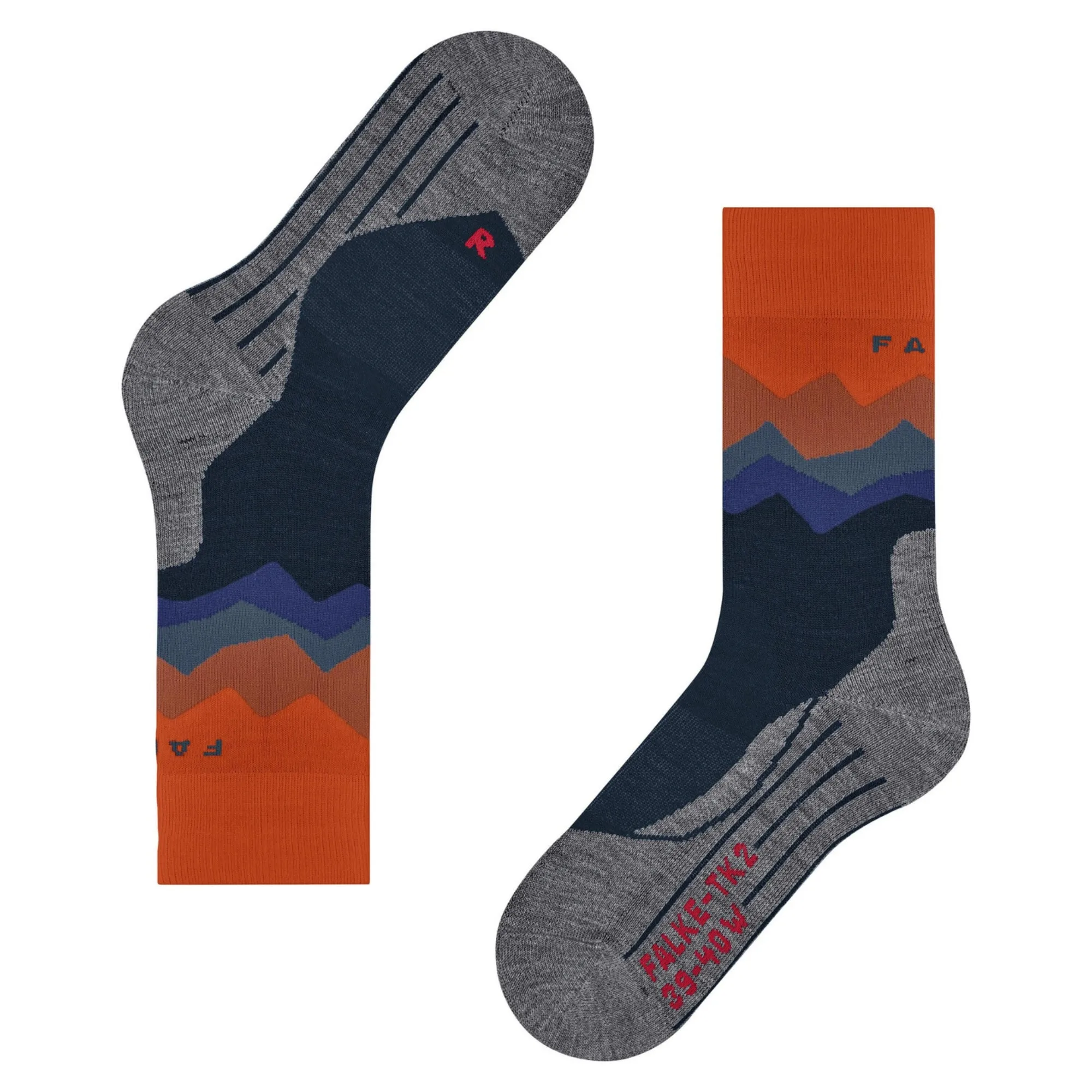 FALKE Mens TK2 Explore Trekking Crew Socks