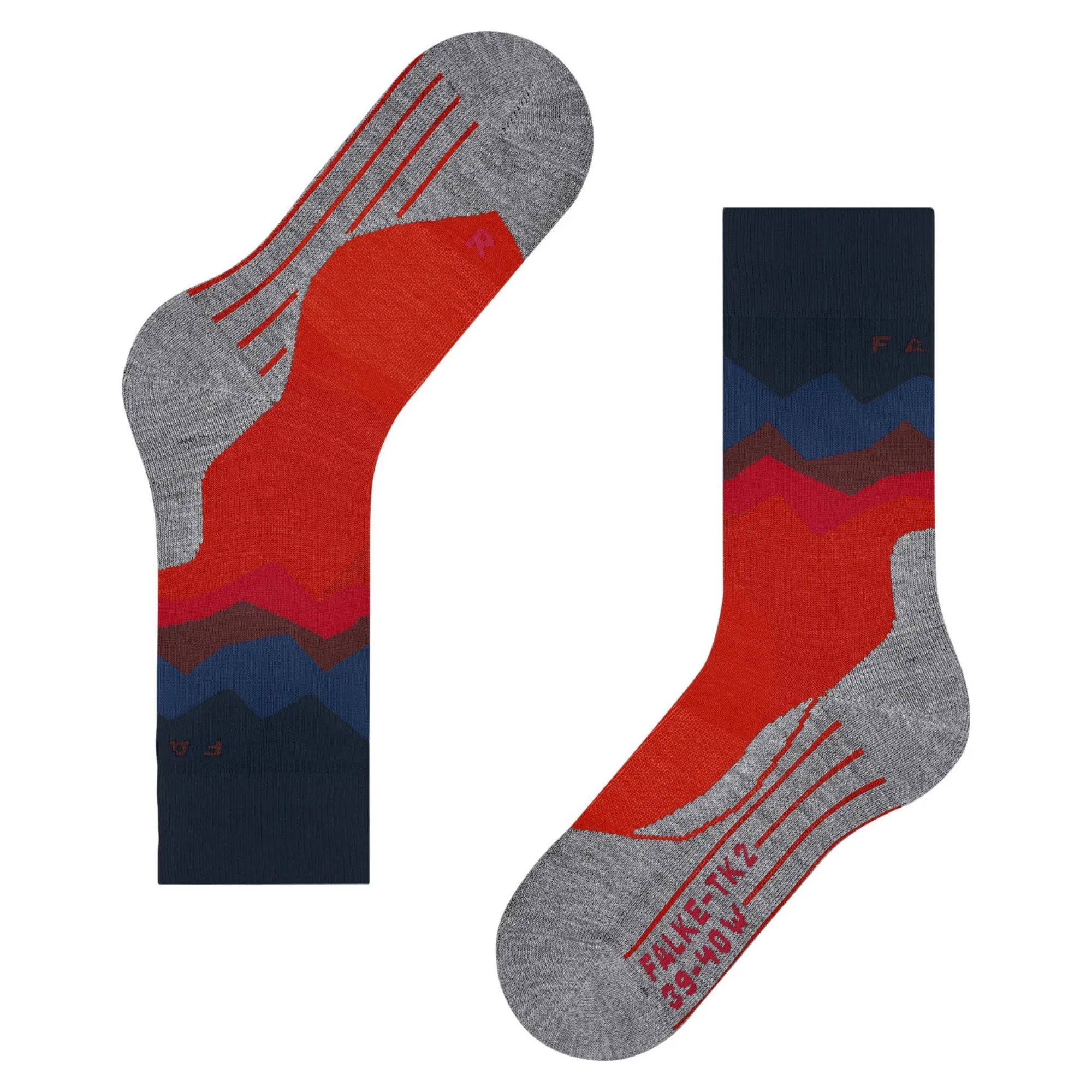 FALKE Mens TK2 Explore Trekking Crew Socks