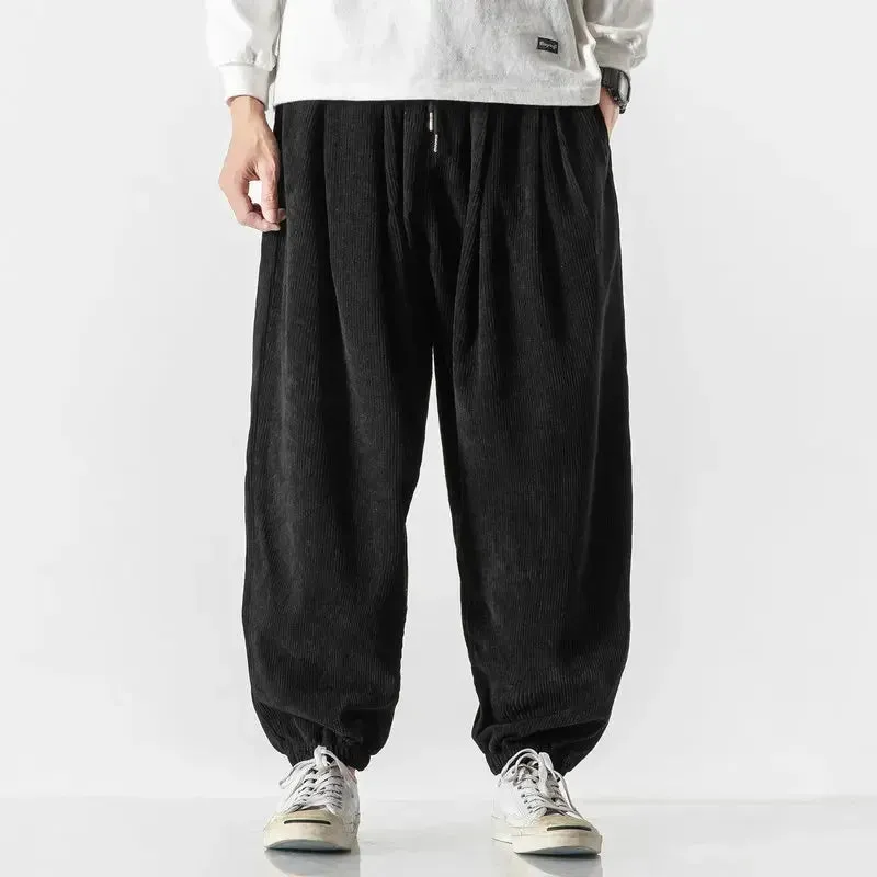Fashionable Jogging Sweatpants for Men and Women: Casual Streetwear Trousers in Big Sizes