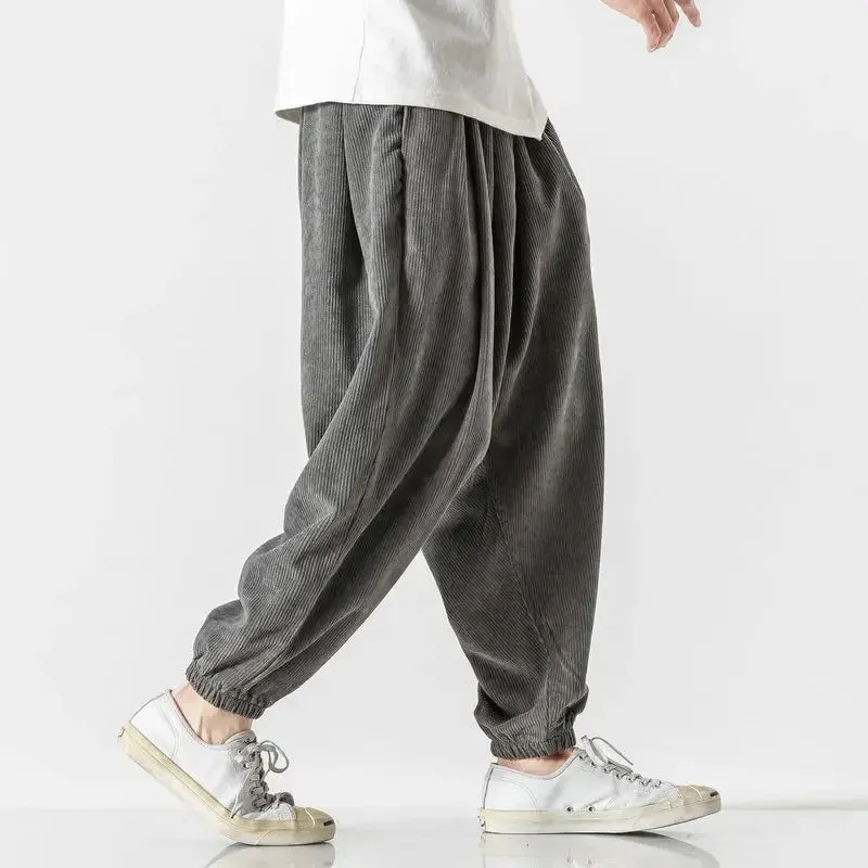 Fashionable Jogging Sweatpants for Men and Women: Casual Streetwear Trousers in Big Sizes