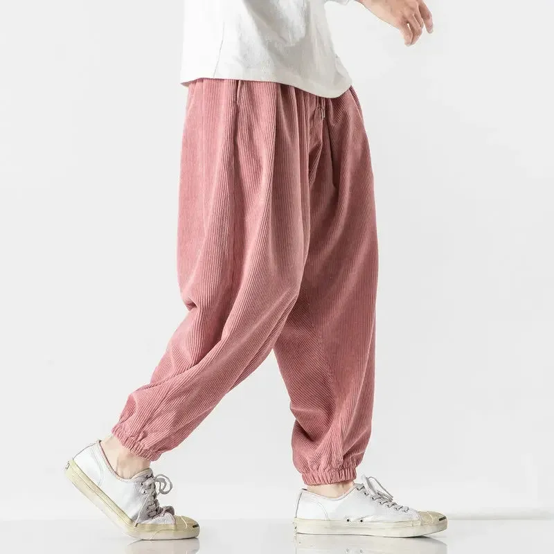 Fashionable Jogging Sweatpants for Men and Women: Casual Streetwear Trousers in Big Sizes