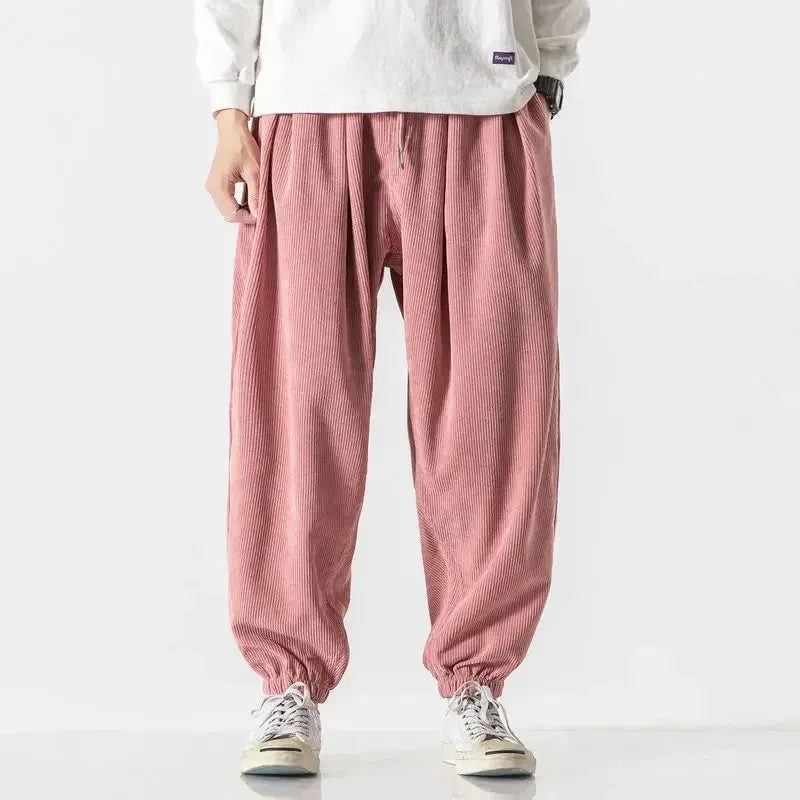 Fashionable Jogging Sweatpants for Men and Women: Casual Streetwear Trousers in Big Sizes