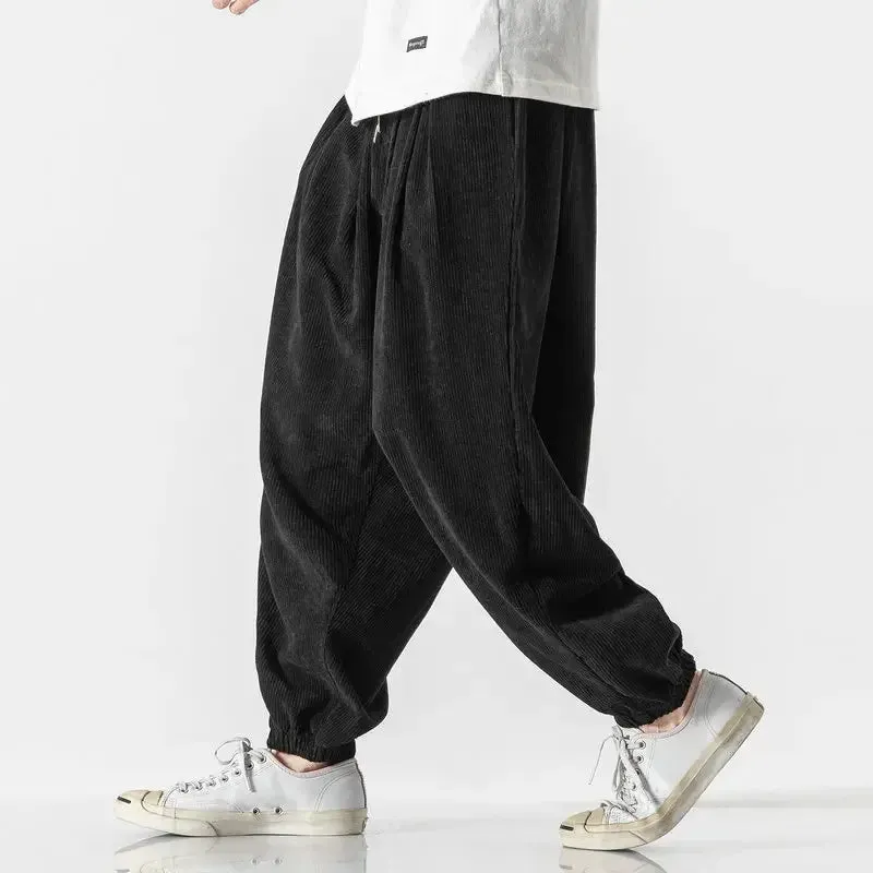 Fashionable Jogging Sweatpants for Men and Women: Casual Streetwear Trousers in Big Sizes
