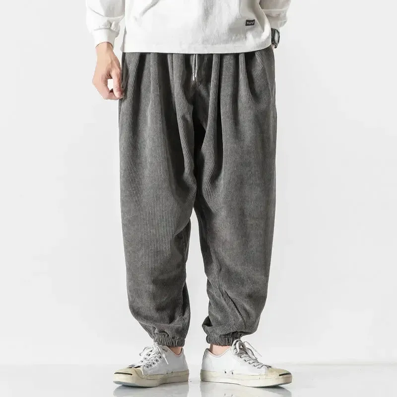 Fashionable Jogging Sweatpants for Men and Women: Casual Streetwear Trousers in Big Sizes