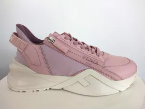 Fendi Pink Flow Sneaker - Leather Low-Top