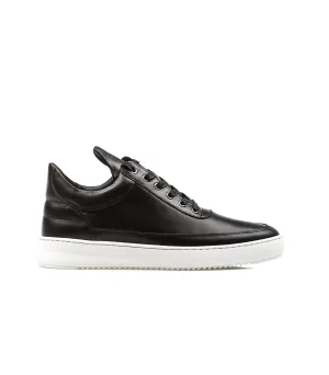 Filling Pieces Low Top Ripple Nappa Black Nero Uomo