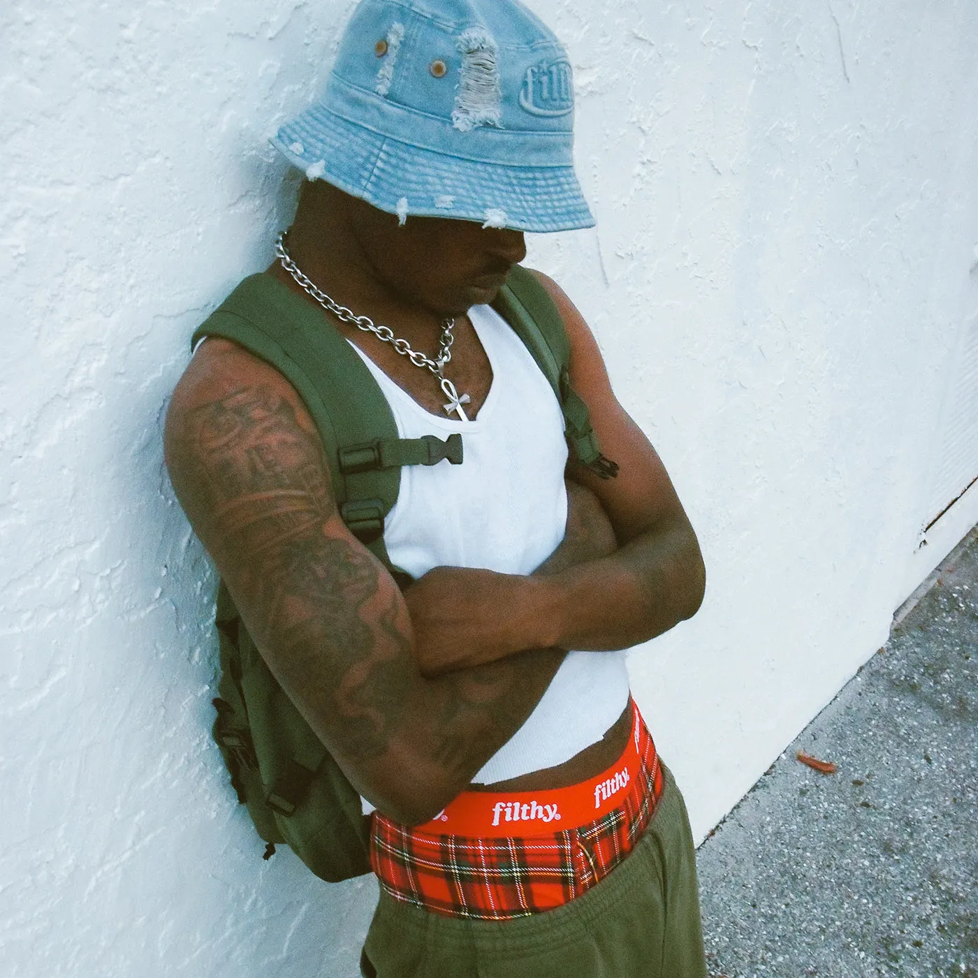 filthy® MENS plaid boxer briefs (*limited edition)