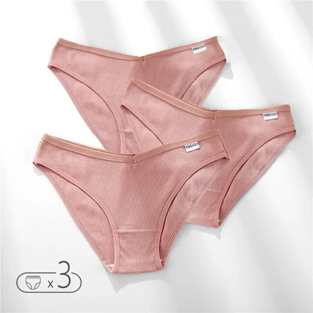 FINETOO Women's Panties Cotton Underwear M-4XL Sexy V Waist Briefs Girl Low-Rise Soft Panty Women Underpants Female Lingerie New