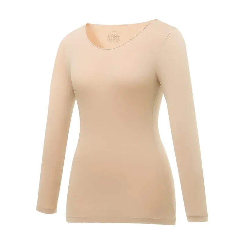 Flarixa Women's Winter Thermal Underwear Top - 37° Constant Temperature, Seamless, Comfortable