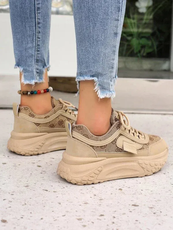 Floral Low-Top Sneakers for Women