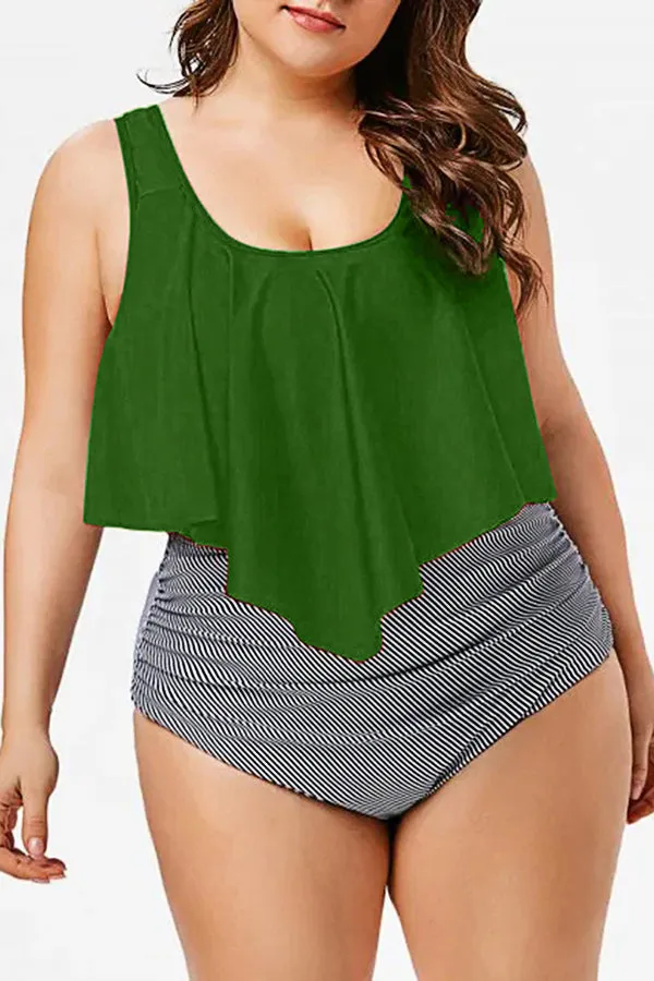 Floral Printed Tankinis Swimwear