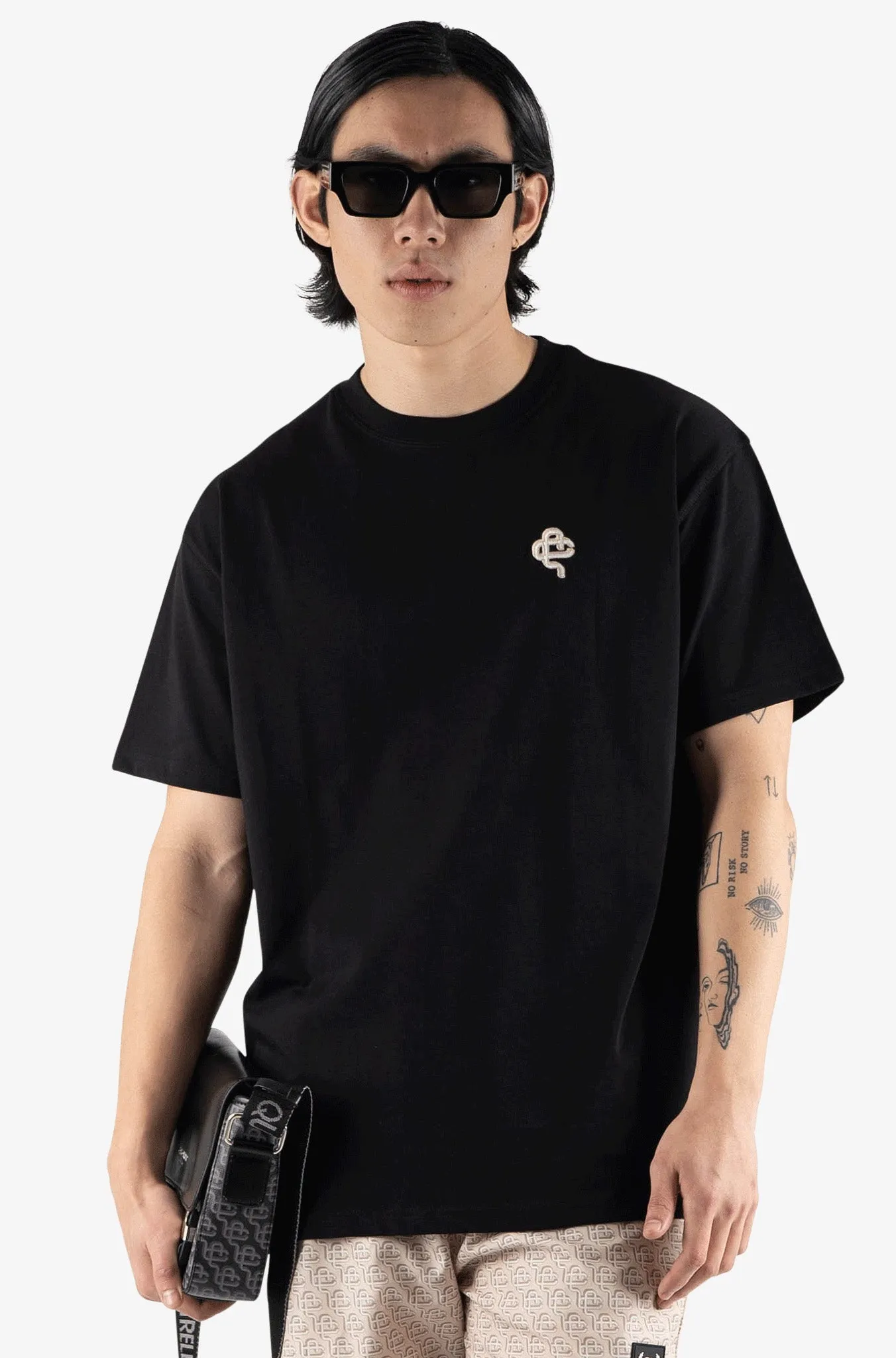 FLORENCE T-SHIRT | BLACK/SAND