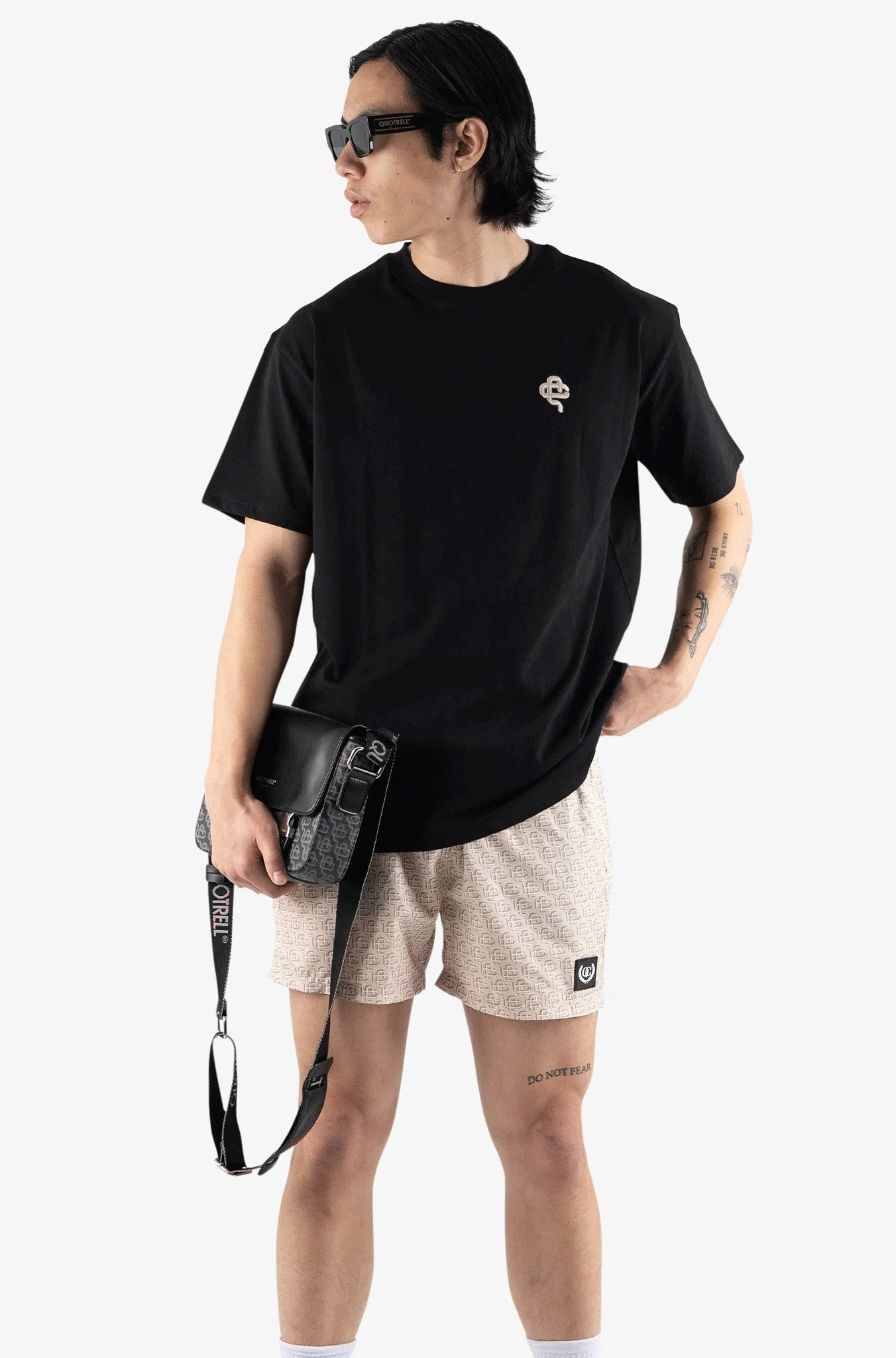 FLORENCE T-SHIRT | BLACK/SAND