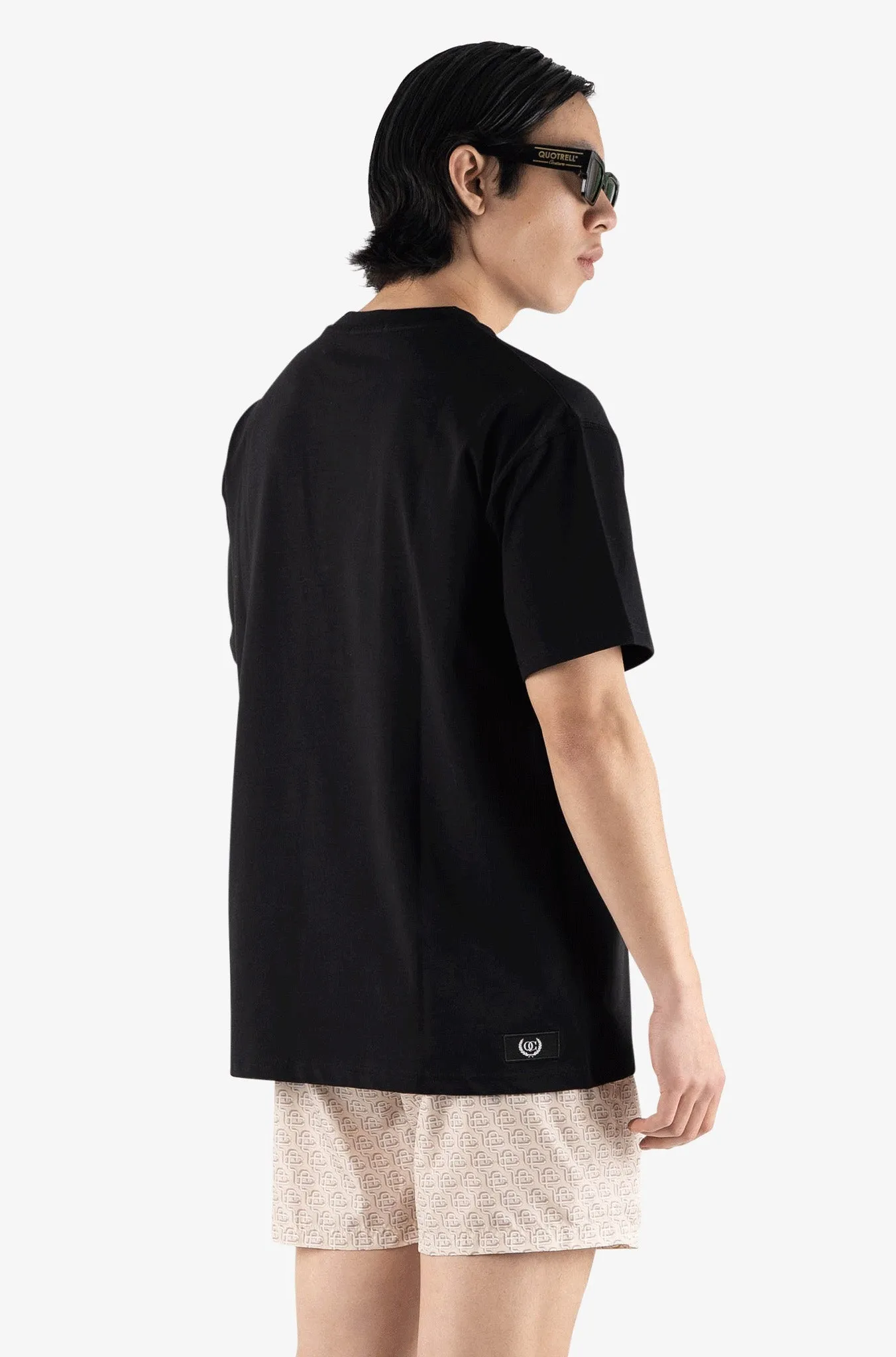 FLORENCE T-SHIRT | BLACK/SAND