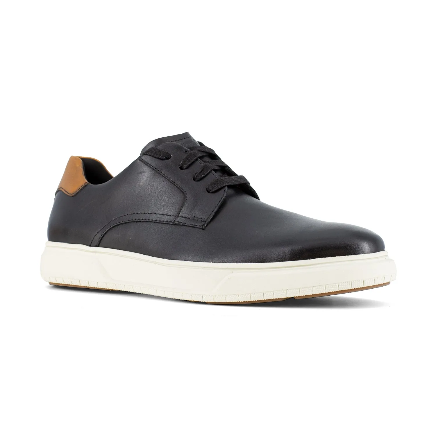 Florsheim Mens Premier Black Leather ST EH Casual Work Oxford Work Shoes 10 D