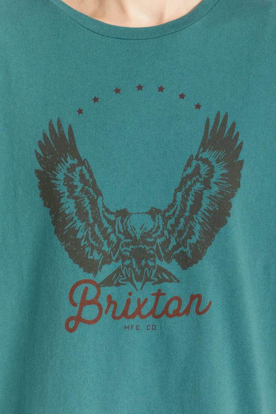 Freebird Oversized Boyfriend Tee - Emerald