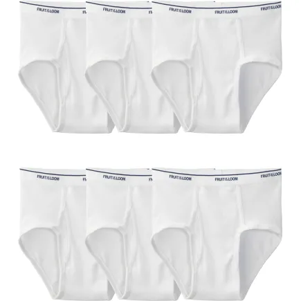 Fruit Of the loom Mens Fashion Briefs 6 pack