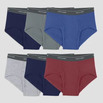 Fruit Of the loom Mens Fashion Briefs 6 pack