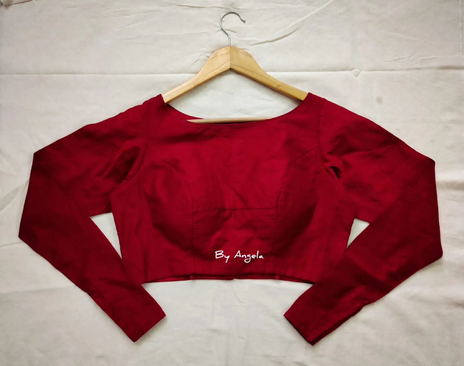 Full sleeve plain blouse