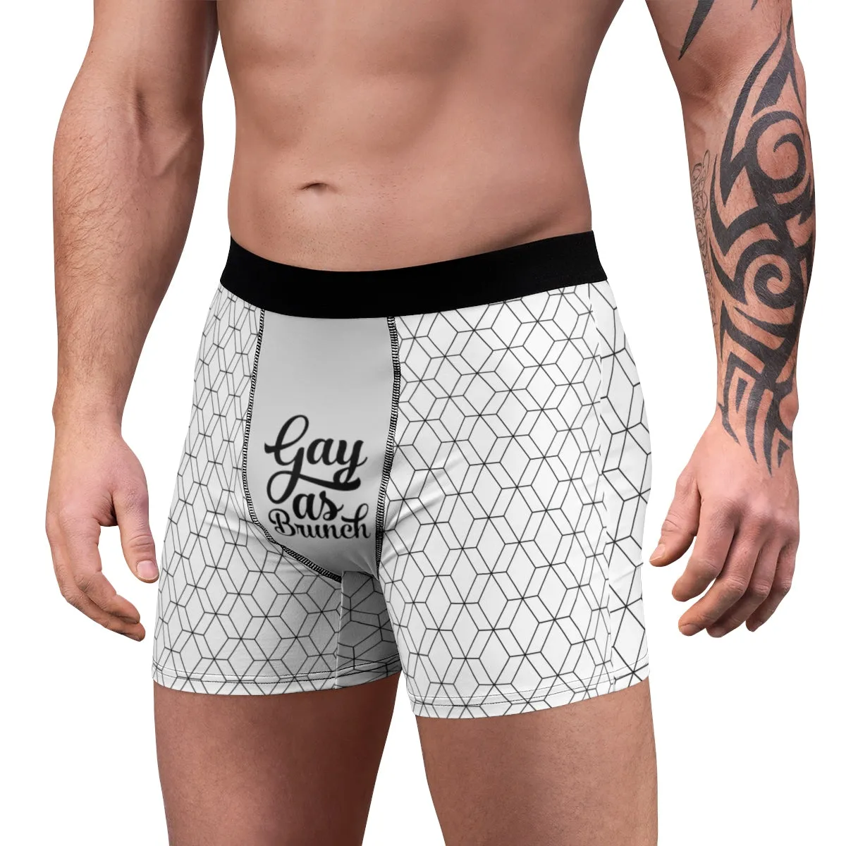 GAY AS BRUNCH <br>men's boxer briefs