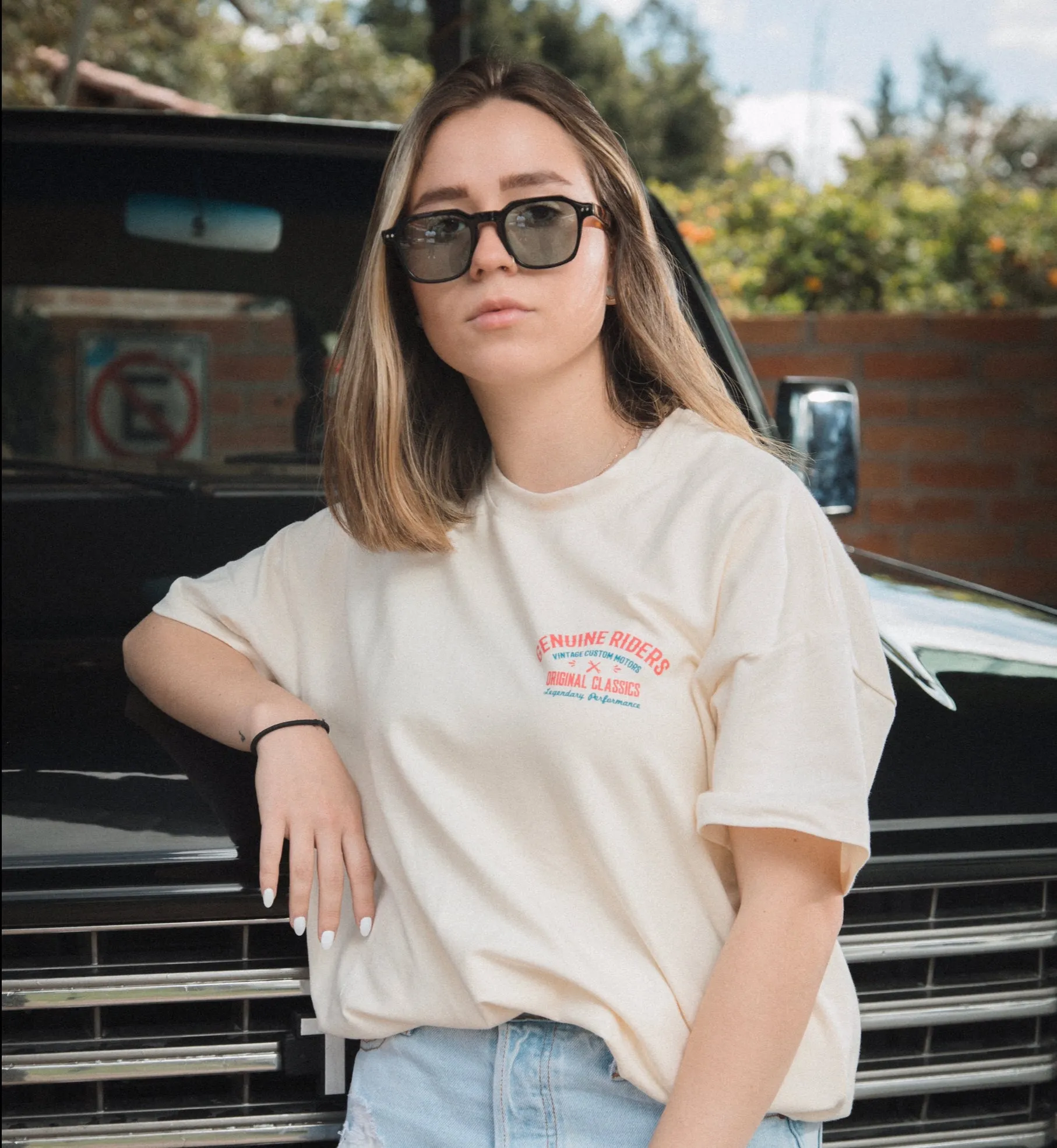 Genuine Riders Beige T-shirt