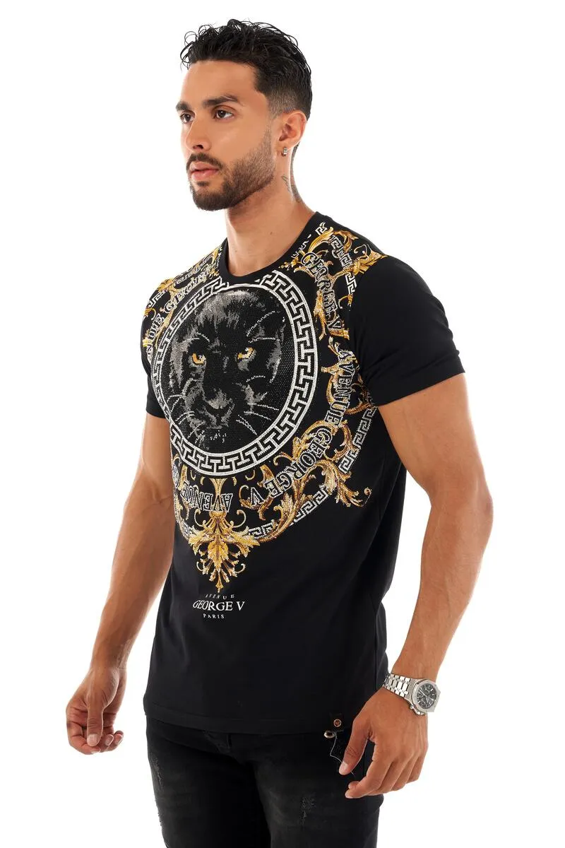George V Paris Medallion Shirt (Black)