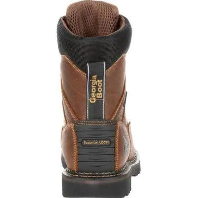 Georgia Men's Giant Revamp 8" Waterproof Work Boot -Brown- GB00318