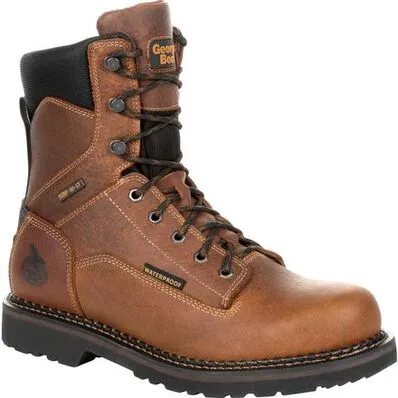 Georgia Men's Giant Revamp 8" Waterproof Work Boot -Brown- GB00318