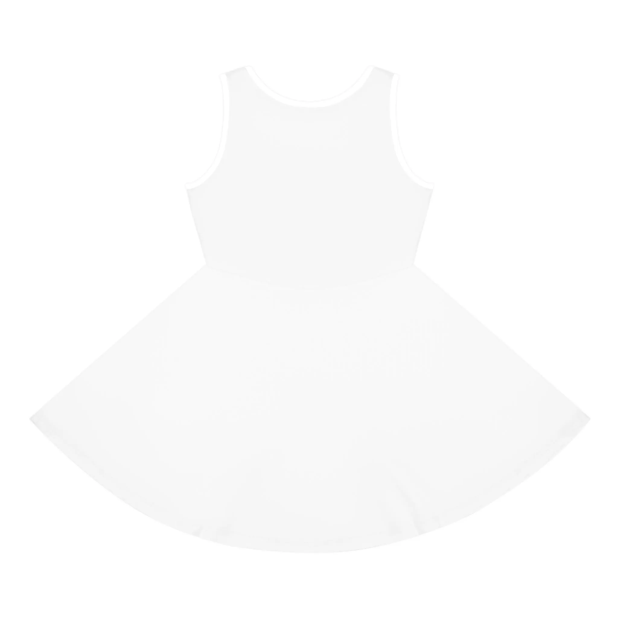 Girls' Sleeveless Sundress – 'Happiness Looks Good on Me'