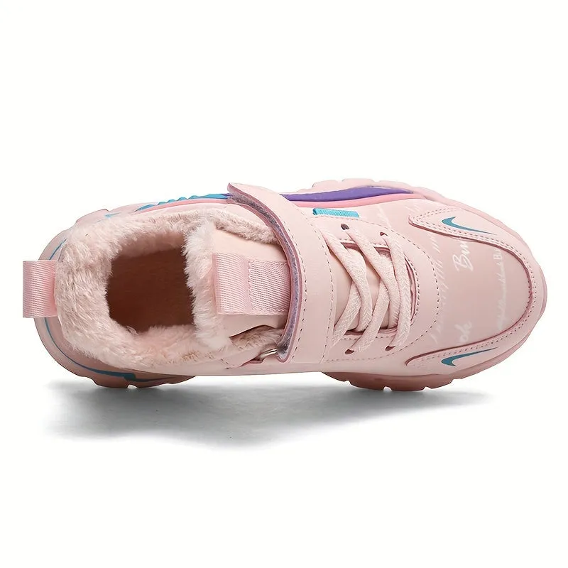 Girl's Trendy Sneakers For Kids Outdoor Activities, FS