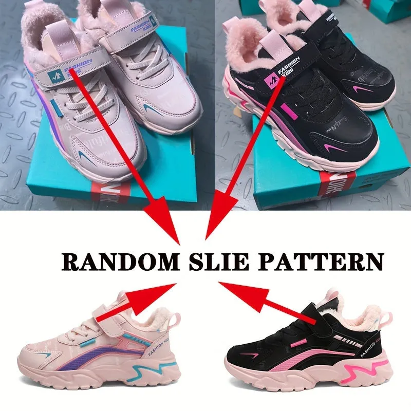 Girl's Trendy Sneakers For Kids Outdoor Activities, FS
