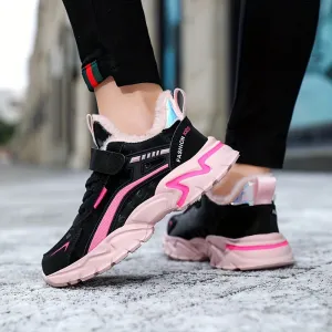 Girl's Trendy Sneakers For Kids Outdoor Activities, FS