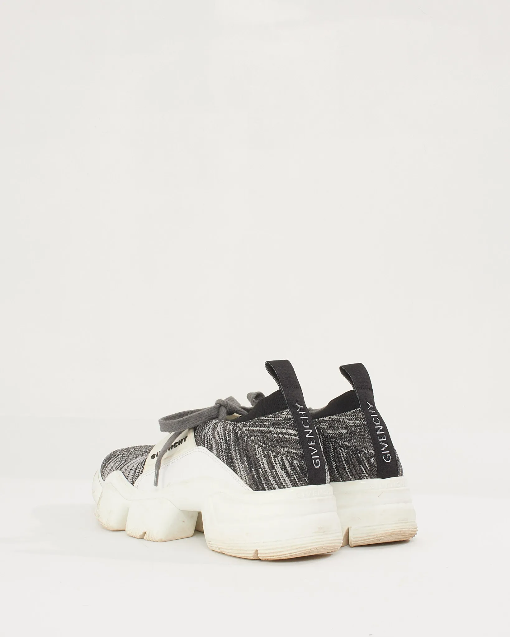 Givenchy Grey Jaw Knitted Sneakers - 36