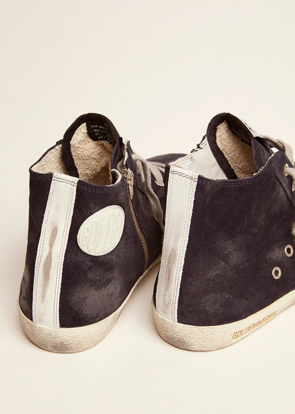 Golden Goose Francy Classic Sneaker in Night Blue/White