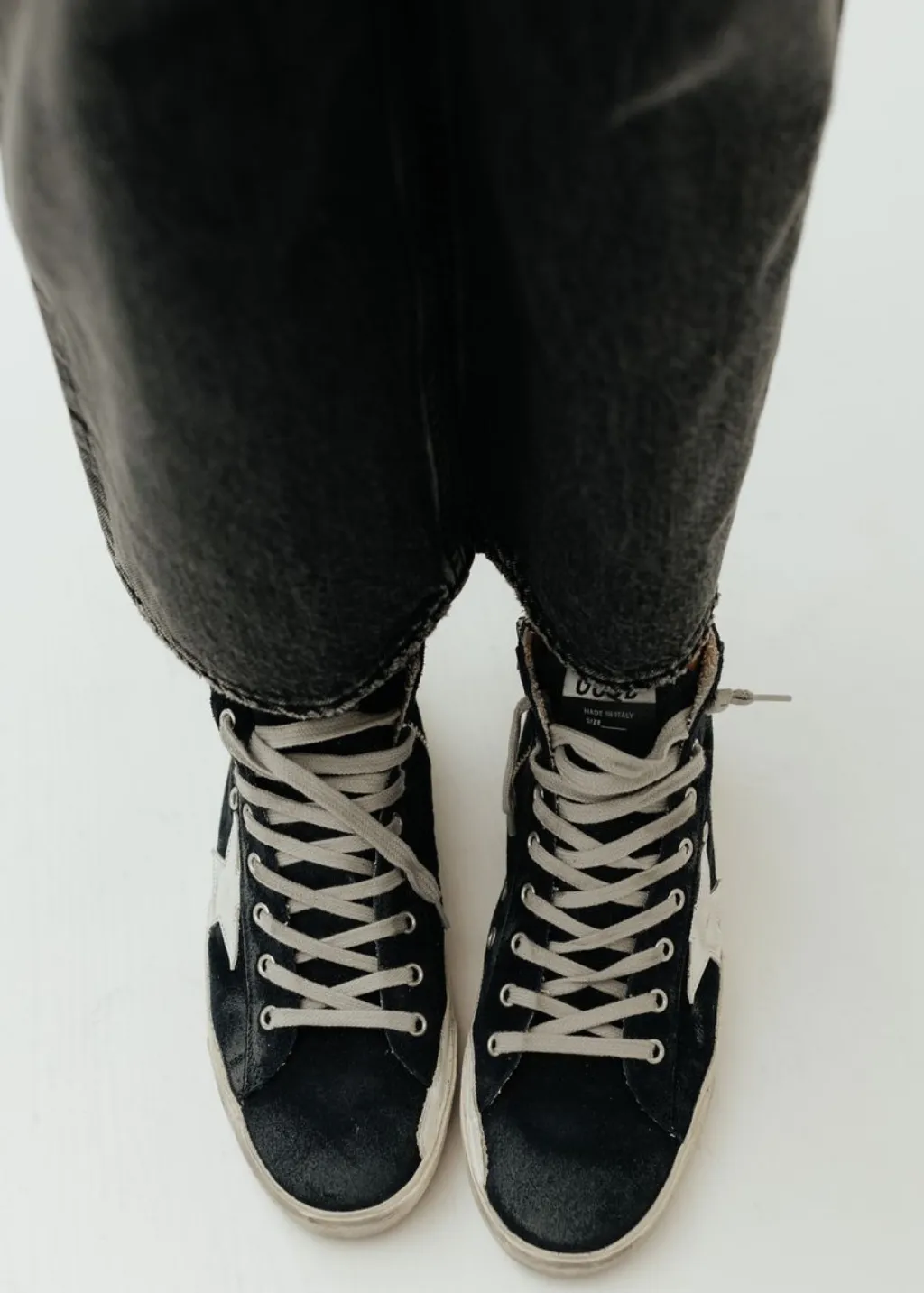 Golden Goose Francy Classic Sneaker in Night Blue/White