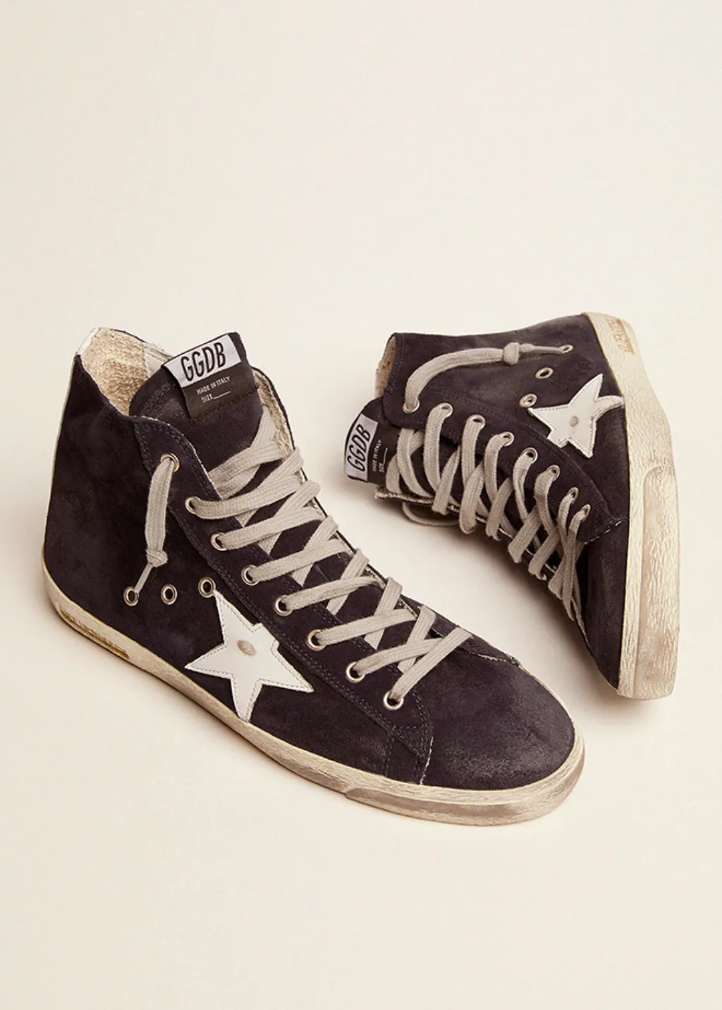 Golden Goose Francy Classic Sneaker in Night Blue/White