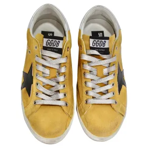 Golden Goose Yellow Leather Superstar Sneakers