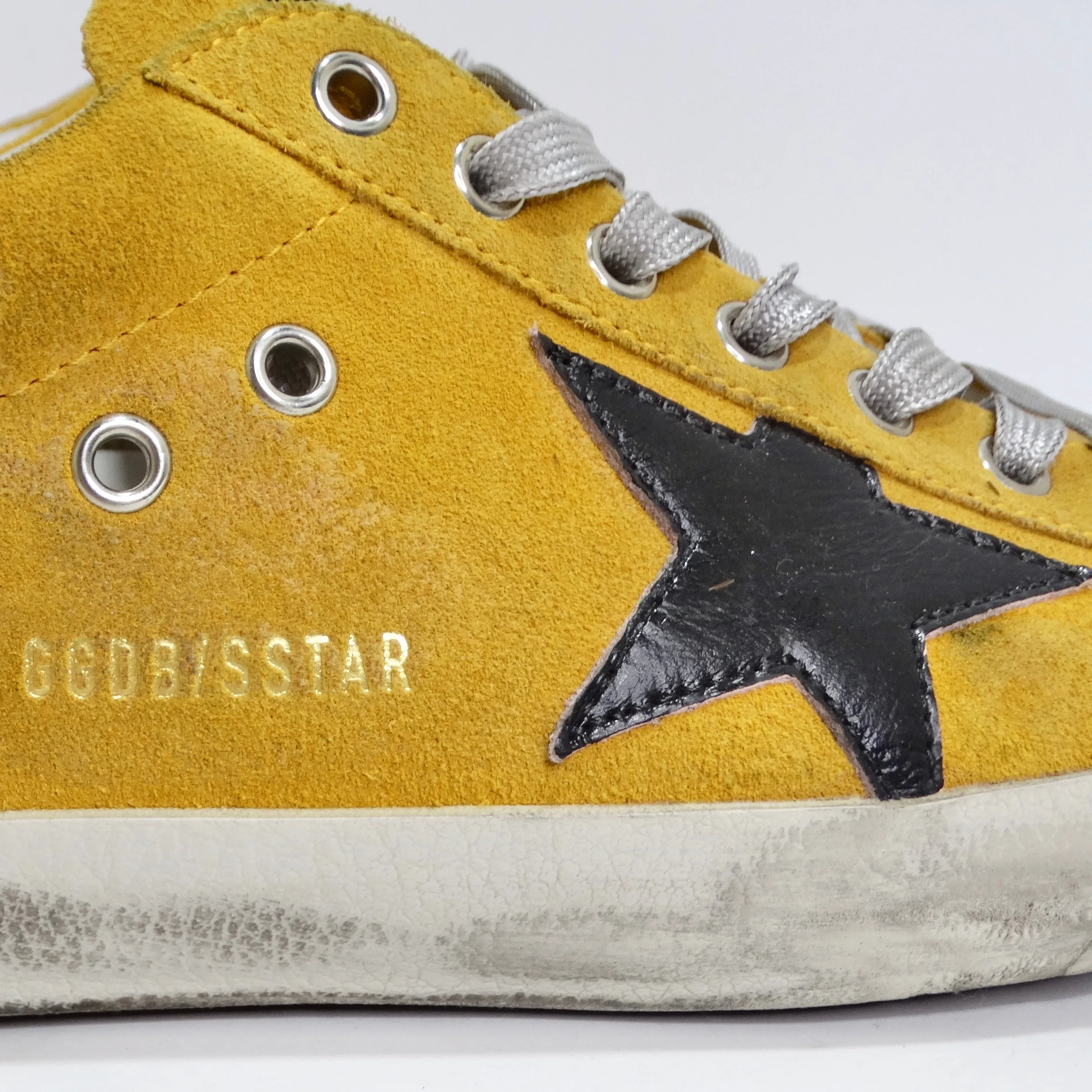 Golden Goose Yellow Leather Superstar Sneakers