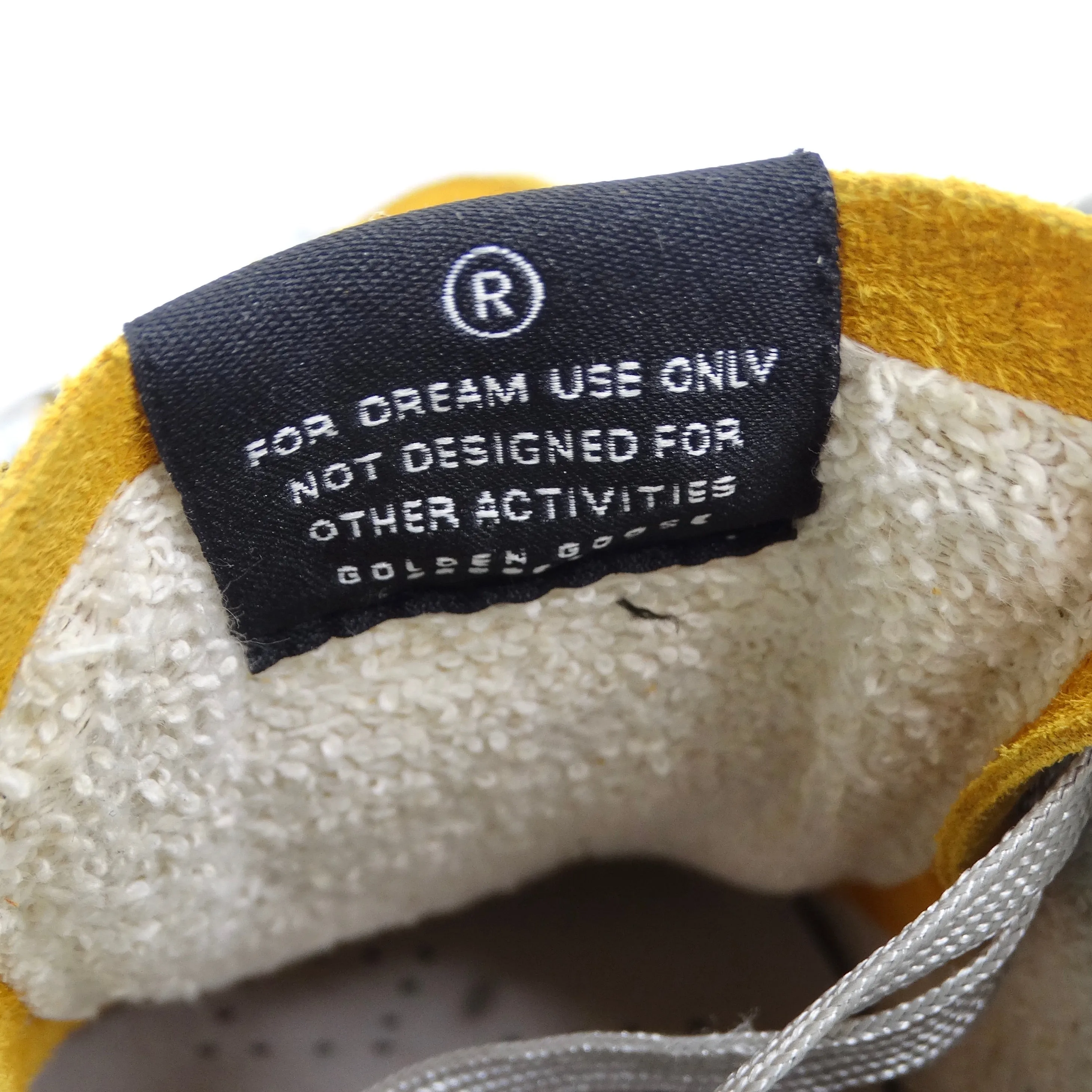 Golden Goose Yellow Leather Superstar Sneakers