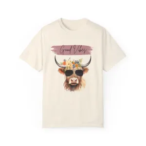 Good Vibes Highland Cow T-Shirt