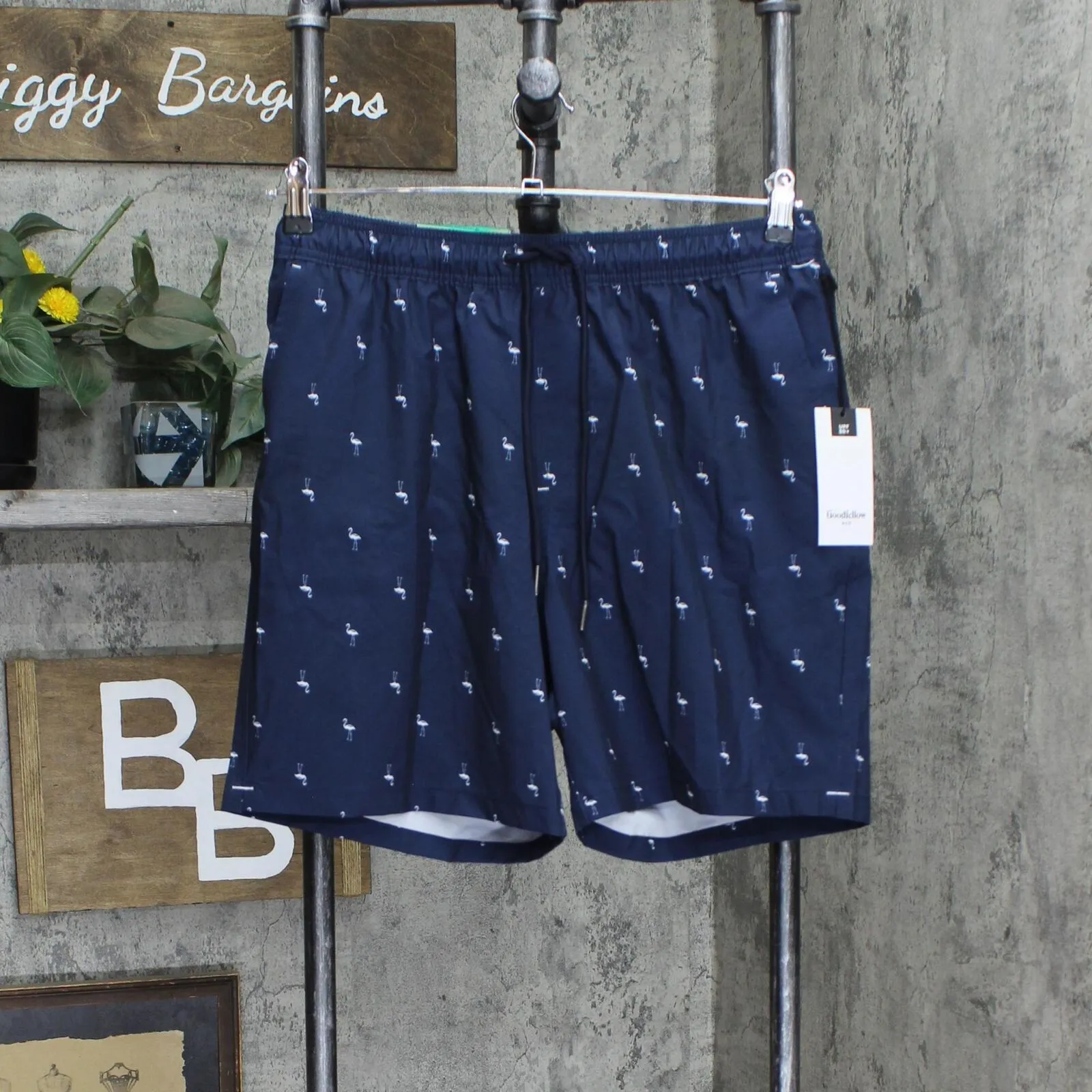 Goodfellow & Co Men's 7" Mini Flamingo Swim Trunks 83819513