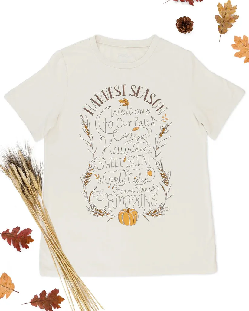 Grace & Lace Girlfriend Fit Graphic Tee - Harvest Season