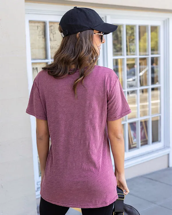 Grace & Lace Washed & Worn Tunic Tee