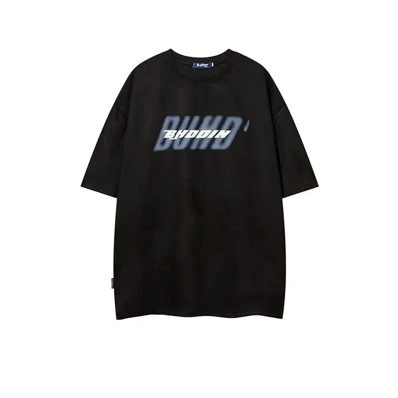 Graffiti Suede Print Oversized T-shirt