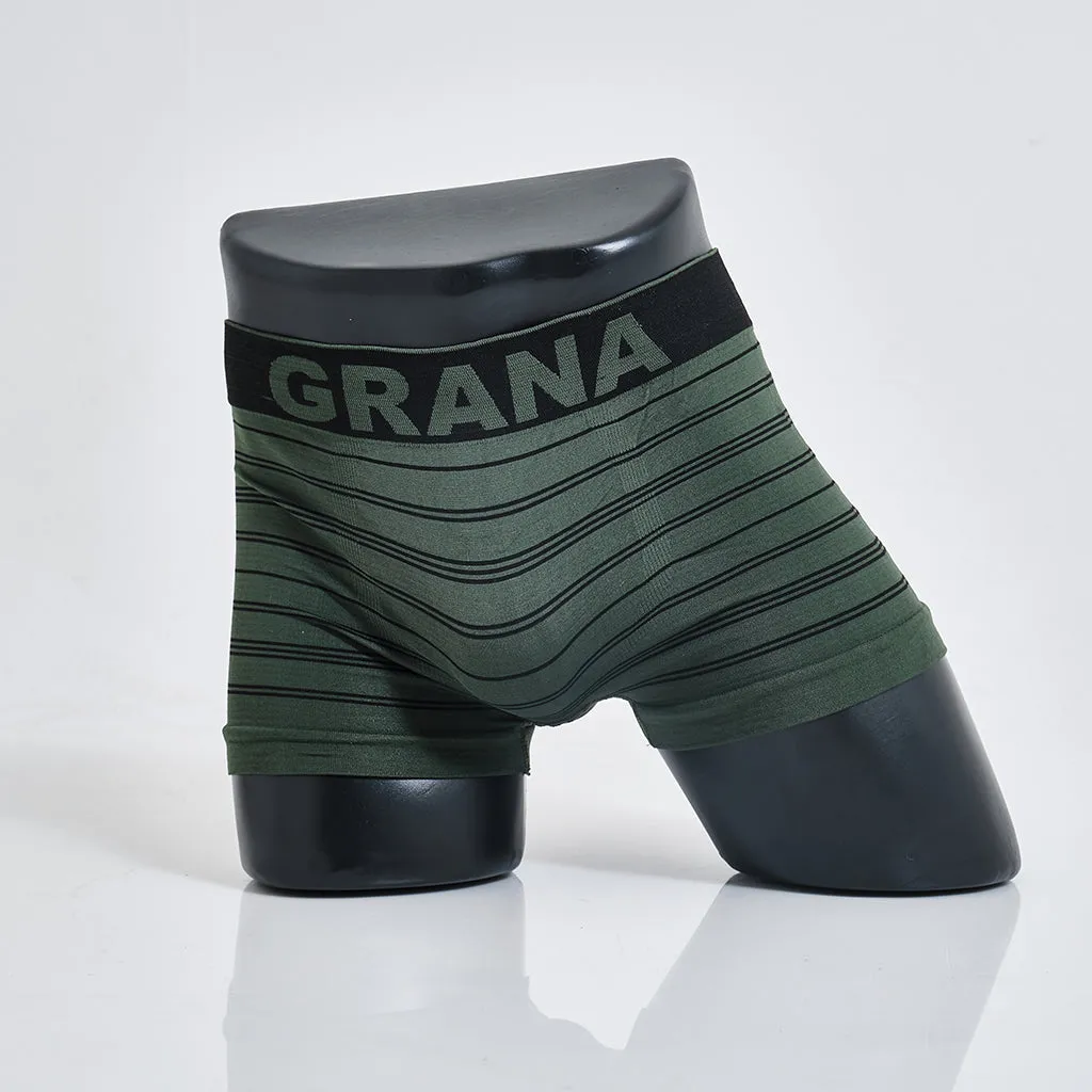 GRANA Seamless Boxer Brief Escalating Lines 4 Pack